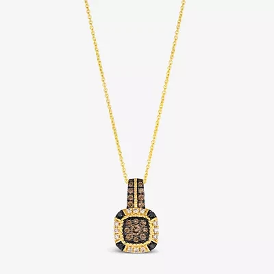 Le Vian® Pendant featuring 1/4 CT. Chocolate Diamonds® 1/20 CT. Blackberry Diamonds®1/10 CT. Nude Diamonds™ set in 14K Honey Gold™