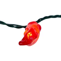 Kurt Adler Ul 10-Light Red Chili Pepper String Lights