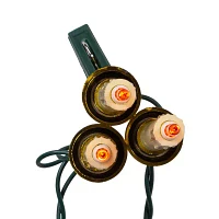 Kurt Adler Ul 15-Light White Triple Candle Extended String Lights