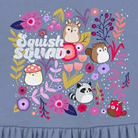 Big Girls 2-pc. Short Sleeve Squishmallows A-Line Dress