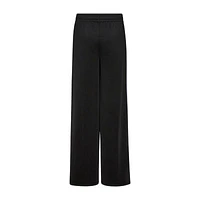 adidas Big Girls Mid Rise Wide Leg Track Pant