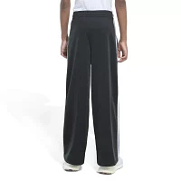 adidas Big Girls Mid Rise Wide Leg Track Pant