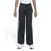 adidas Big Girls Mid Rise Wide Leg Track Pant