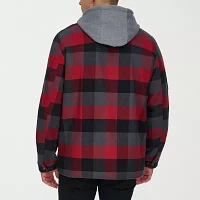 Levi's® Men's Sherpa Lined Hooded Plaid Shirt Jacket