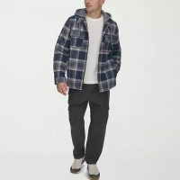 Levi's® Men's Sherpa Lined Hooded Plaid Shirt Jacket