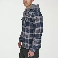 Levi's® Men's Sherpa Lined Hooded Plaid Shirt Jacket