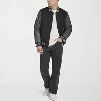 Levi's� Mens Mixed Media Varsity Bomber Jacket