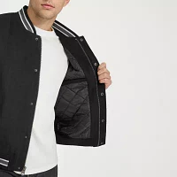 Levi's� Mens Mixed Media Varsity Bomber Jacket