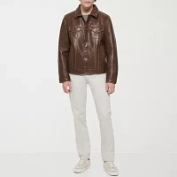 Levi's® Mens Midweight Faux Leather Trucker Jacket