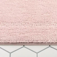 Town And Country Border Blush Bath Mat