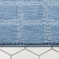 Town And Country Windowpane Bath Mat