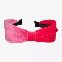 Bijoux Bar Pink Velvet Womens Headband