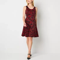 Perceptions Womens Paisley Jacket Dress