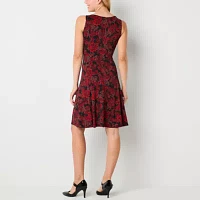 Perceptions Womens Paisley Jacket Dress