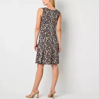 Perceptions Womens Floral Jacket Dress