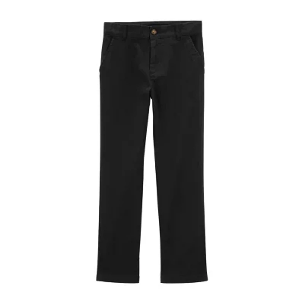 Carter's Little & Big Boys Straight Pull-On Pants