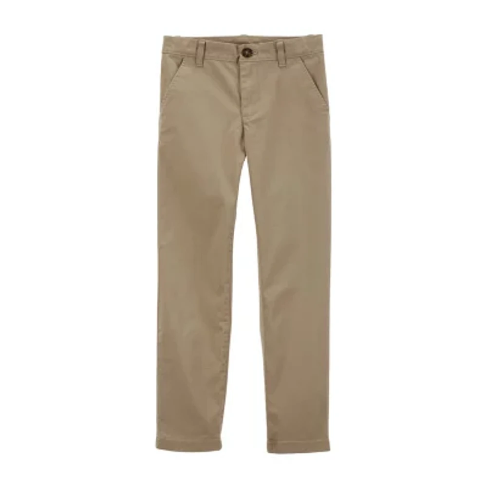 Carter's Little & Big Boys Straight Pull-On Pants