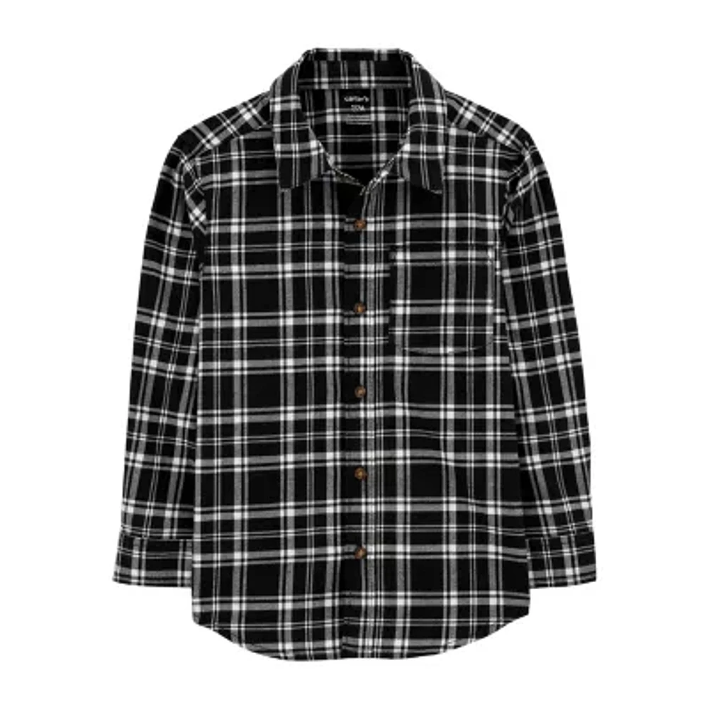 Carter's Little & Big Boys Long Sleeve Button-Down Shirt