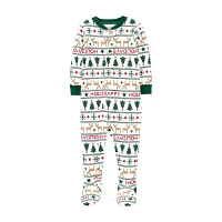 Carter's Toddler Unisex Crew Neck Fleece Long Sleeve Footed Pajamas