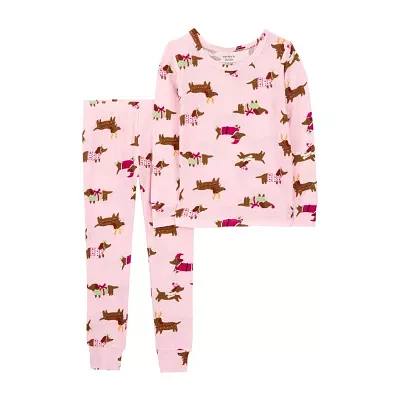 Carter's Toddler Girls Pant Pajama Set