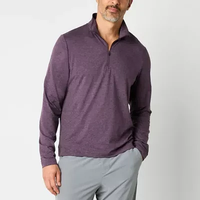 Xersion Mens Long Sleeve Mock Neck Top