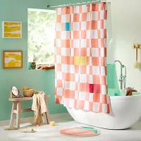 Town And Country Betty Peach Shower Curtain