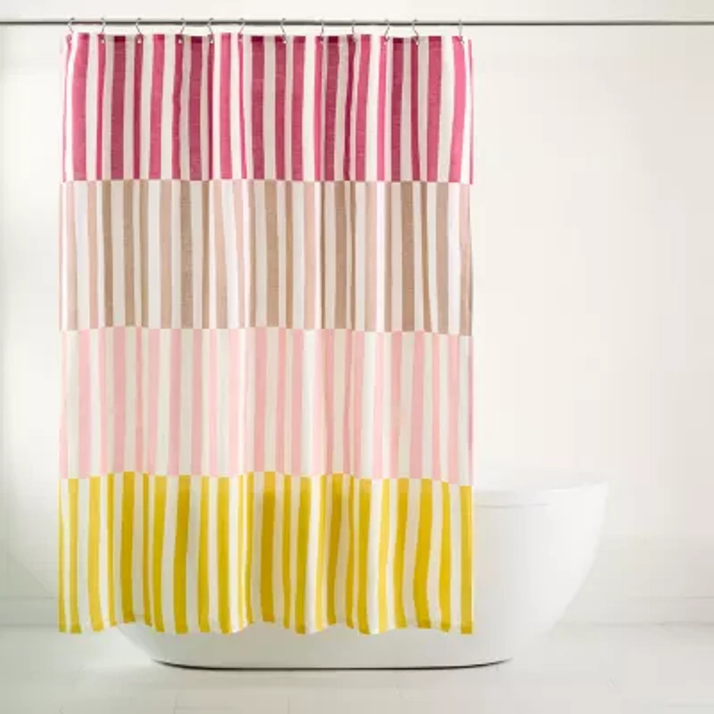 Town And Country Adeline Pink Shower Curtain