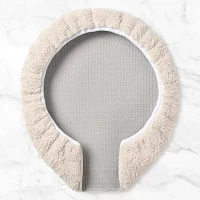 Town And Country Beige Toilet Lid Cover