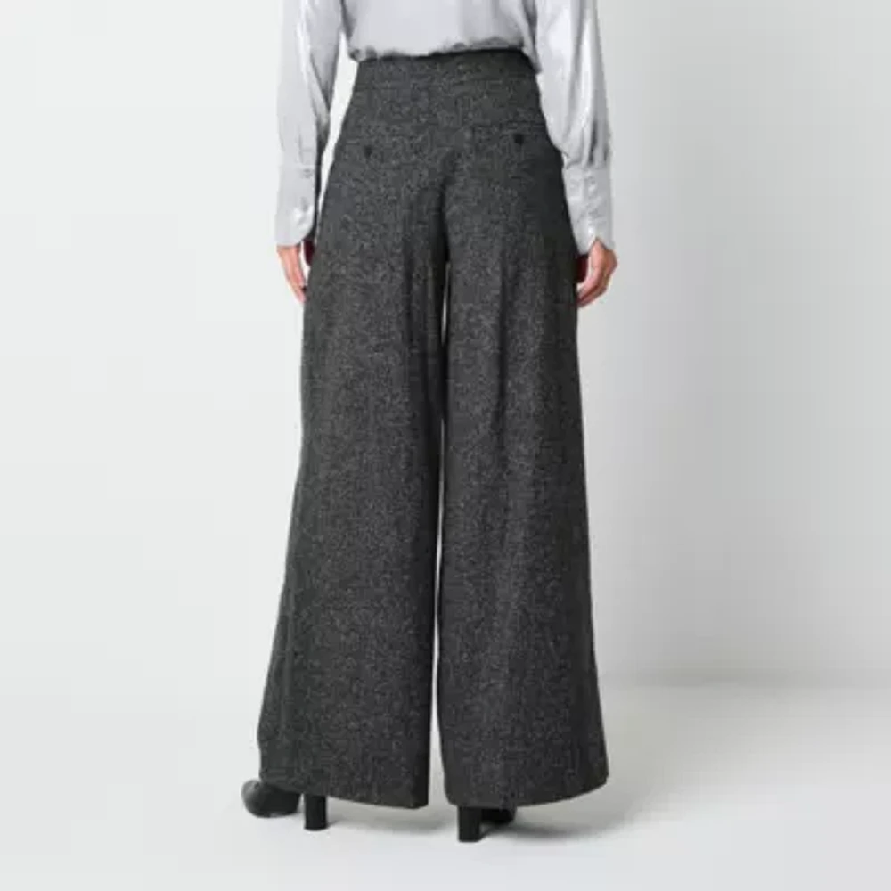Worthington Womens Wide Leg Pant