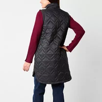 Liz Claiborne Womens Quilted Vest