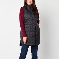 Liz Claiborne Womens Quilted Vest