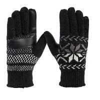 Isotoner Chenille Snowflake Glove Touch Screen Enabled Cold Weather Gloves