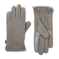 Isotoner Fleece Solid Glove Touch Screen Enabled Cold Weather Gloves