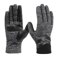 Isotoner Spandex Glove W/Rib Knit Insert Touch Screen Enabled Gloves