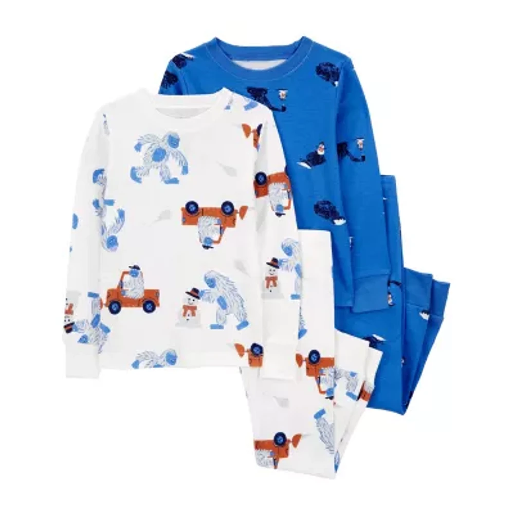 Carter's Toddler Boys 4-pc. Pant Pajama Set