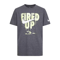 Nike 3BRAND by Russell Wilson Big Boys Crew Neck Short Sleeve Graphic T-Shirt