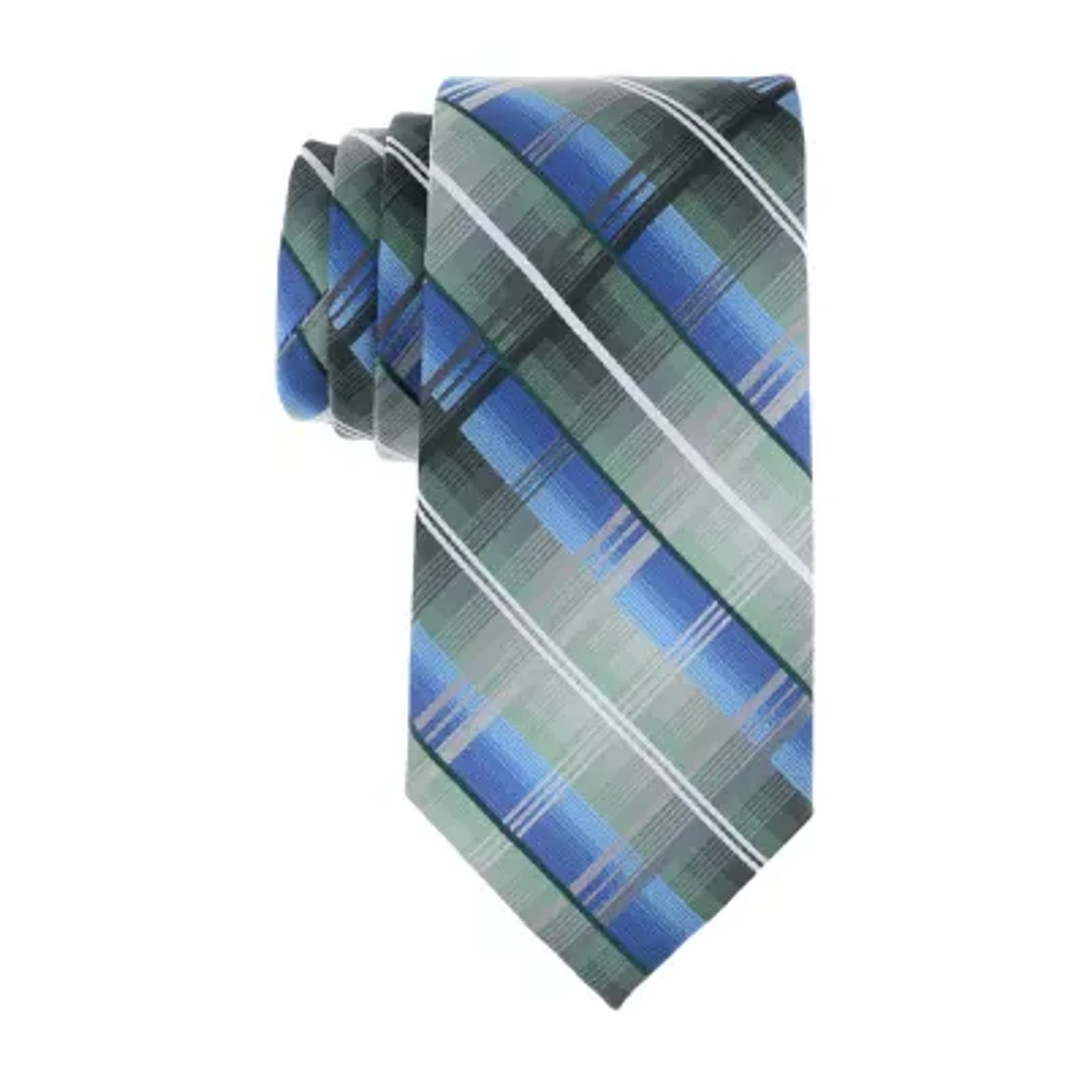 Collection By Michael Strahan Sawyer Plaid Tie