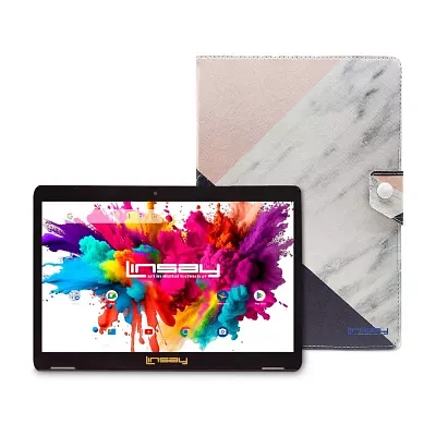 10.1 Octa Core 128Gb Tab Black Pink Case
