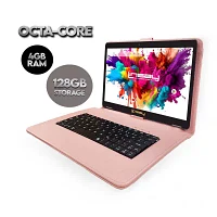 10.1 Octa Core 128Gb Tab Pink Keyboard App