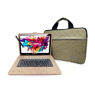10.1 Octa Core 128Gb Tab Brown Keyboard