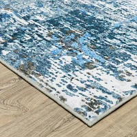 Covington Home Savannah Glacier Indoor Rectangular Area Rug