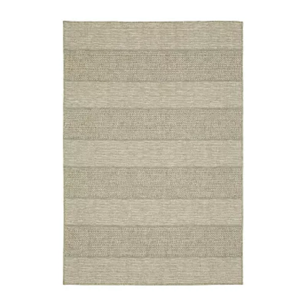 Covington Home Trinidad Stripe 36"X60" Indoor Outdoor Rectangular Accent Rug