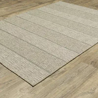 Covington Home Trinidad Stripe 36"X60" Indoor Outdoor Rectangular Accent Rug