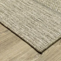 Covington Home Trinidad Stripe Indoor Outdoor Rectangular Area Rug