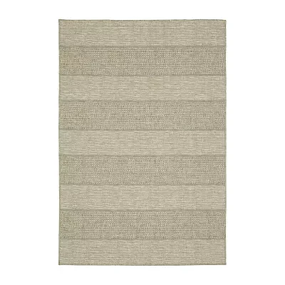 Covington Home Trinidad Stripe Indoor Outdoor Rectangular Area Rug