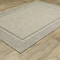 Covington Home Trinidad Casual Border 36"X60" Indoor Outdoor Rectangular Accent Rug