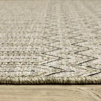 Covington Home Trinidad Woven Textures 36"X60" Indoor Outdoor Rectangular Accent Rug