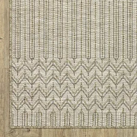 Covington Home Trinidad Woven Textures Indoor Outdoor Rectangular Area Rug