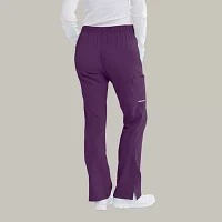 Skechers Sk201 Reliance 3-Pocket Mid-Rise Straight Leg Womens Plus Tall Tag Free Stretch Fabric Moisture Wicking Scrub Pants