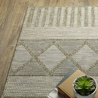 Covington Home Trinidad Geometric Stripes 36"X60" Indoor Outdoor Rectangular Accent Rug